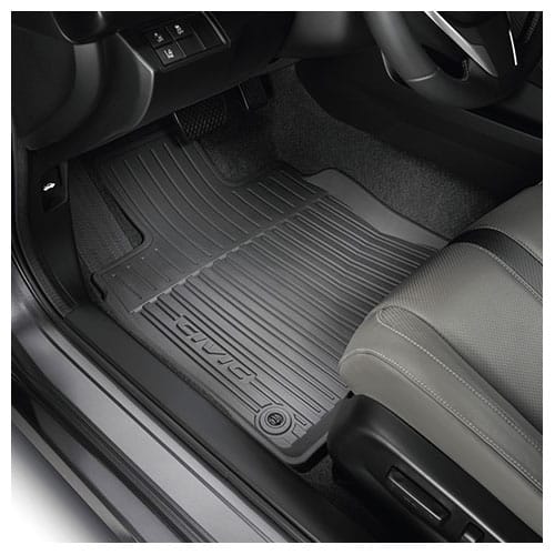 Honda All Season Floor Mats - High Wall (Civic Hatchback/Sedan/Si Sedan 2016-2020) 08P17-TBA-300