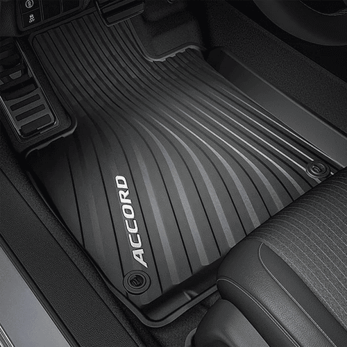 Honda All Season Floor Mats - High Wall (Accord Sedan/Hybrid 2018-2022) 08P17-TVA-100